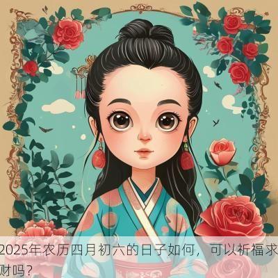 2025年农历四月初六的日子如何，可以祈福求财吗？