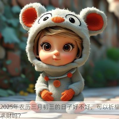 2025年农历三月初三的日子好不好，可以祈福求财吗？