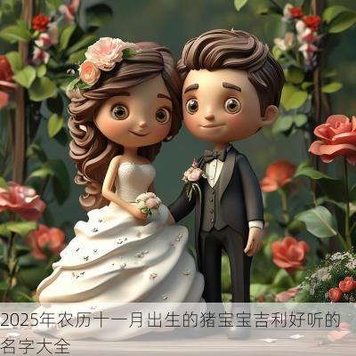 2025年农历十一月出生的猪宝宝吉利好听的名字大全