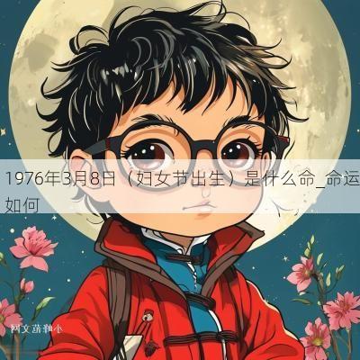 1976年3月8日（妇女节出生）是什么命_命运如何