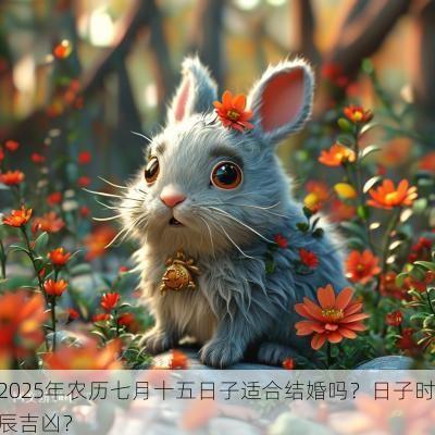 2025年农历七月十五日子适合结婚吗？日子时辰吉凶？