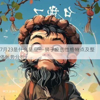 7月23是什么星座——狮子座的性格特点及整体运势分析