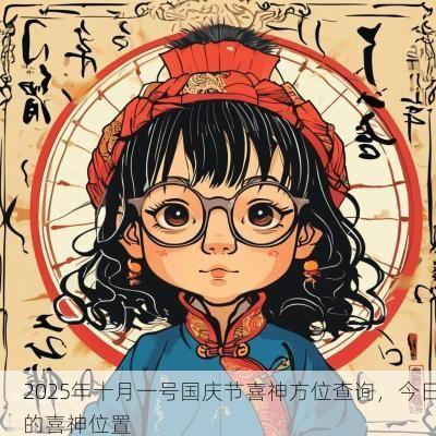 2025年十月一号国庆节喜神方位查询，今日的喜神位置