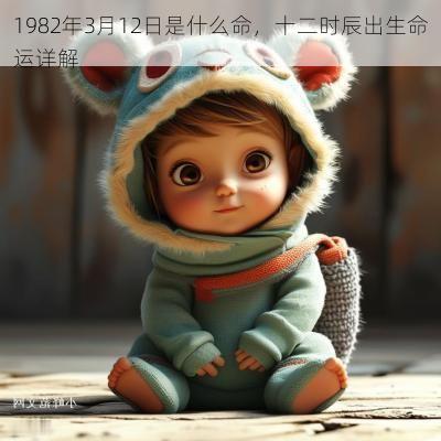 1982年3月12日是什么命，十二时辰出生命运详解