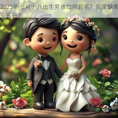 2025年七月十八出生男孩如何起名？宝宝缺哪些五行？