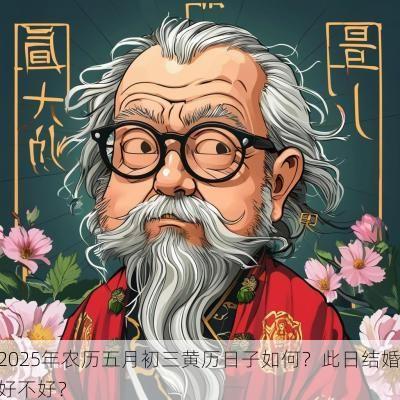2025年农历五月初三黄历日子如何？此日结婚好不好？