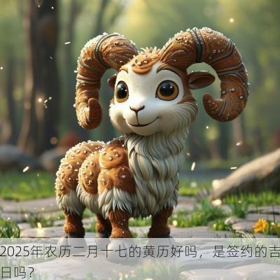 2025年农历二月十七的黄历好吗，是签约的吉日吗？