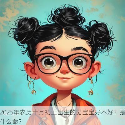 2025年农历十月初三出生的男宝宝好不好？是什么命？