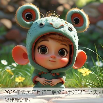 2025年农历正月初三装修动土好吗？这天能修建新房吗