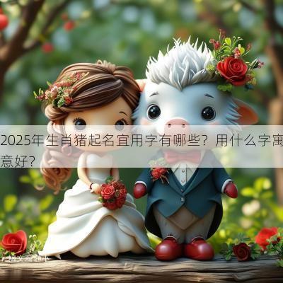 2025年生肖猪起名宜用字有哪些？用什么字寓意好？