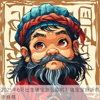 2025年6月出生猪宝怎么取名？猪宝宝好听名字推荐