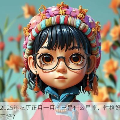 2025年农历正月一月十三是什么星座，性格好不好？