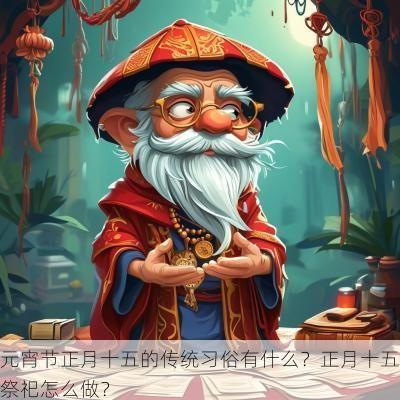 元宵节正月十五的传统习俗有什么？正月十五祭祀怎么做？
