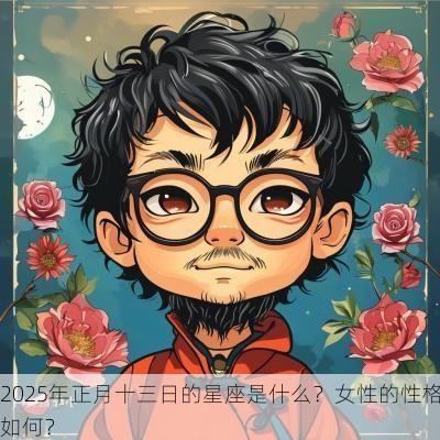 2025年正月十三日的星座是什么？女性的性格如何？