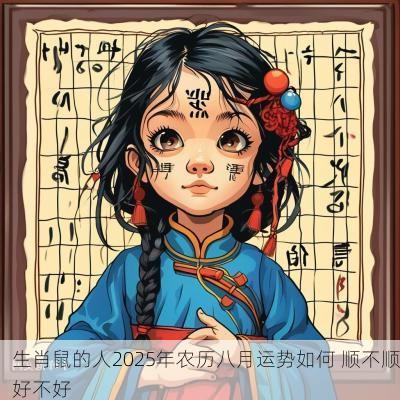 生肖鼠的人2025年农历八月运势如何 顺不顺好不好