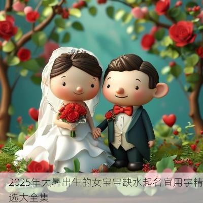 2025年大暑出生的女宝宝缺水起名宜用字精选大全集