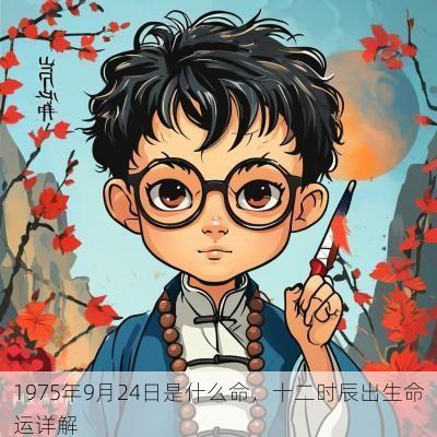 1975年9月24日是什么命,十二时辰出生命运详解 1975年9月24日是什么命,十二时辰出生命运详解