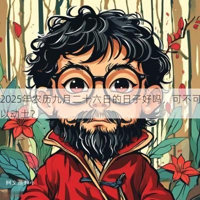 2025年农历九月二十六日的日子好吗,可不可以动土? 2025年农历九月二十六日的日子好吗,可不可以动土?