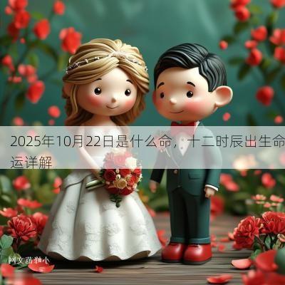 2025年10月22日是什么命，十二时辰出生命运详解