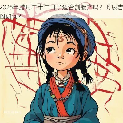 2025年腊月二十二日子适合剖腹产吗？时辰吉凶如何？
