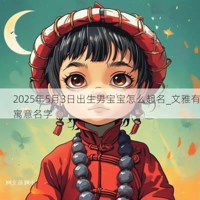 2025年5月3日出生男宝宝怎么起名_文雅有寓意名字