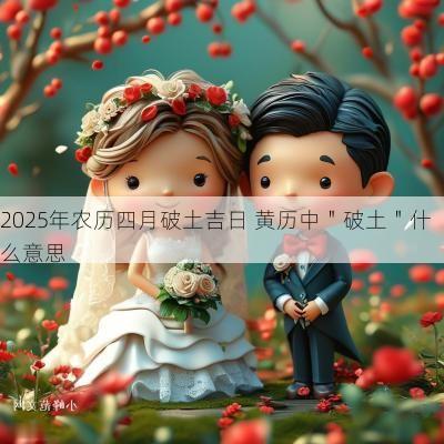 2025年农历四月破土吉日 黄历中＂破土＂什么意思