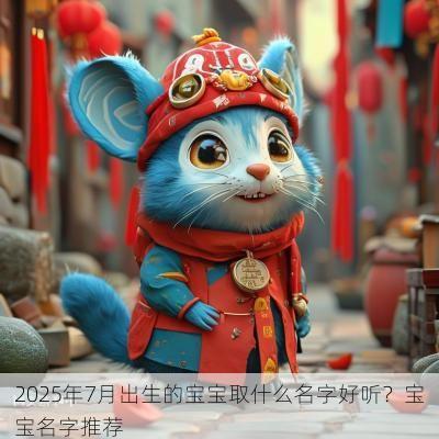 2025年7月出生的宝宝取什么名字好听？宝宝名字推荐