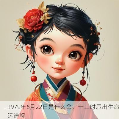1979年6月22日是什么命，十二时辰出生命运详解