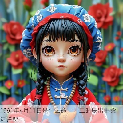 1991年4月11日是什么命，十二时辰出生命运详解