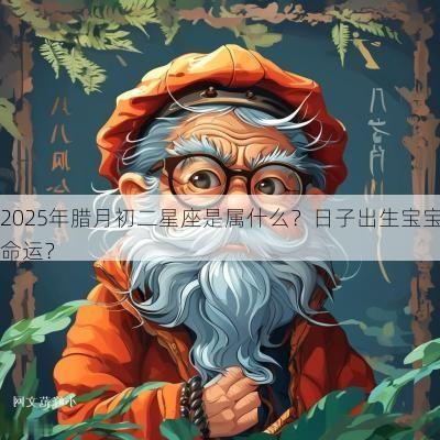2025年腊月初二星座是属什么？日子出生宝宝命运？