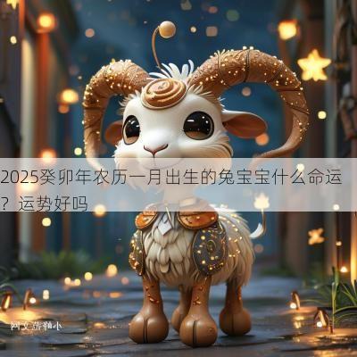 2025癸卯年农历一月出生的兔宝宝什么命运？运势好吗