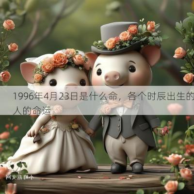 1996年4月23日是什么命，各个时辰出生的人的命运