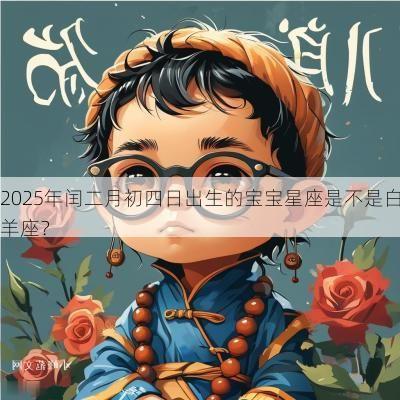 2025年闰二月初四日出生的宝宝星座是不是白羊座？