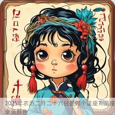 2025年农历二月二十六日是哪个星座？星座幸运颜色