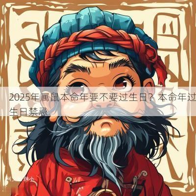 2025年属鼠本命年要不要过生日?本命年过生日禁忌 2025年属鼠本命年要不要过生日?本命年过生日禁忌