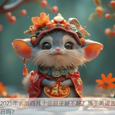 2025年农历四月十三日子好不好？属于黄道吉日吗？