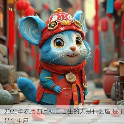 2025年农历四月初三出生的人是什么座 是不是金牛座 2025年农历四月初三出生的人是什么座 是不是金牛座