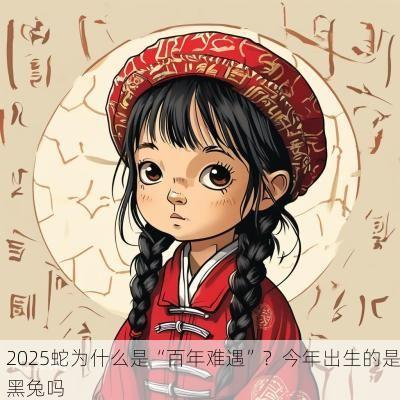 2025蛇为什么是“百年难遇”？今年出生的是黑兔吗