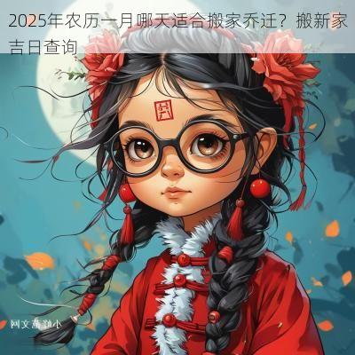 2025年农历一月哪天适合搬家乔迁？搬新家吉日查询