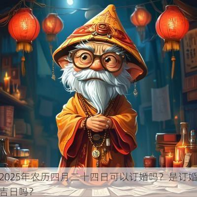2025年农历四月二十四日可以订婚吗？是订婚吉日吗？