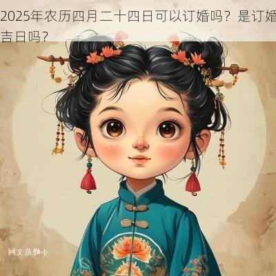 2025年农历四月二十四日可以订婚吗？是订婚吉日吗？