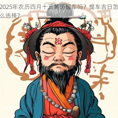 2025年农历四月十五黄历提车吗？提车吉日怎么选择？