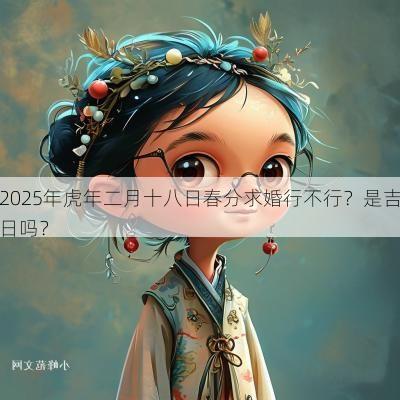 2025年蛇年二月十八日春分求婚行不行？是吉日吗？