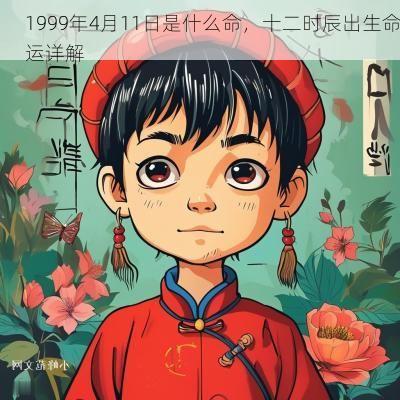 1999年4月11日是什么命，十二时辰出生命运详解