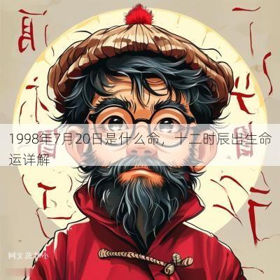 1998年7月20日是什么命，十二时辰出生命运详解