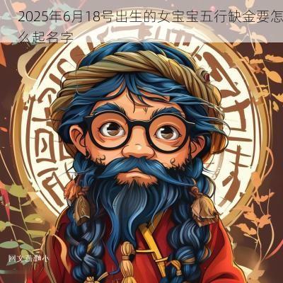 2025年6月18号出生的女宝宝五行缺金要怎么起名字