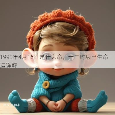 1990年4月16日是什么命，十二时辰出生命运详解