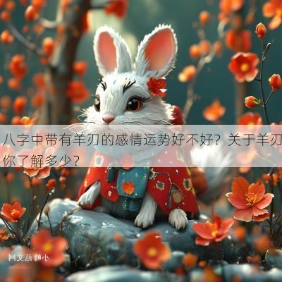 八字中带有羊刃的感情运势好不好？关于羊刃你了解多少？