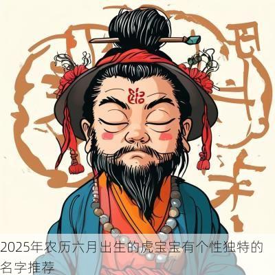 2025年农历六月出生的虎宝宝有个性独特的名字推荐