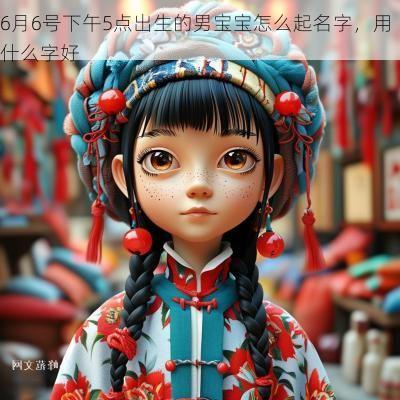 6月6号下午5点出生的男宝宝怎么起名字，用什么字好